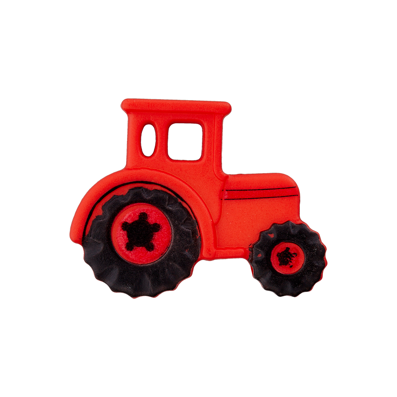Polyester button Tractor 23mm