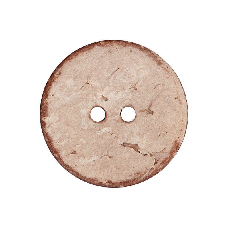 Coconut two-hole button 23mm,30mm