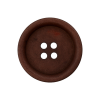 Corozo Four-Hole Button 12mm(30pcs), 15mm(25pcs), 20mm(20pcs), 23mm(18pcs), 28mm(15pcs)