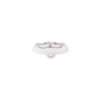 Polyester button Cat, Dog, Tiger 20mm