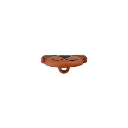 Polyester button Cat, Dog, Tiger 20mm