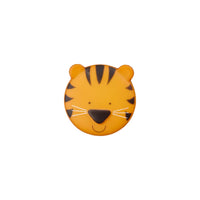 Polyester button Cat, Dog, Tiger 20mm