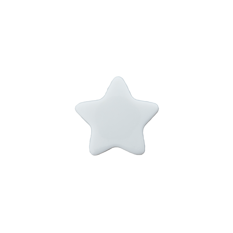 Polyester button shank Star 15mm