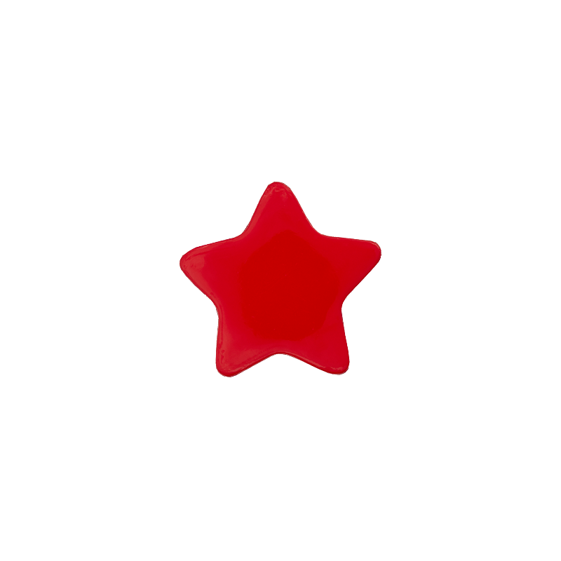 Polyester button shank Star 15mm