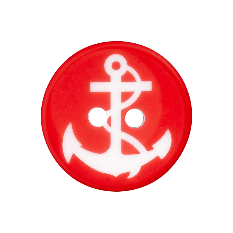 Polyester button Anchor 15mm