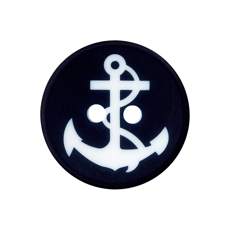 Polyester button Anchor 15mm