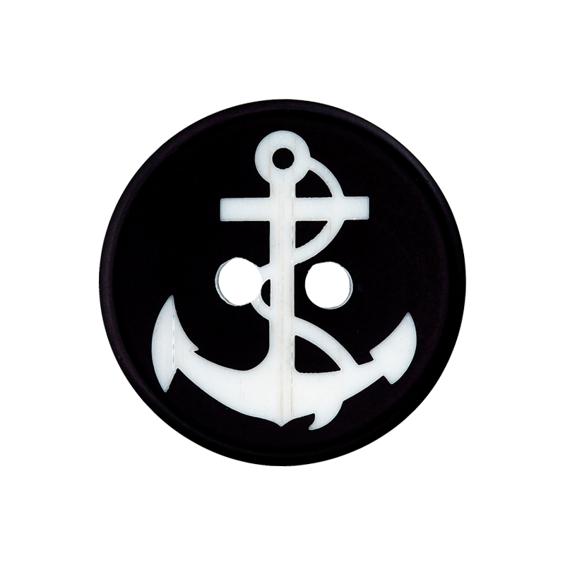 Polyester button Anchor 15mm