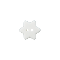 Polyester button Star 15mm