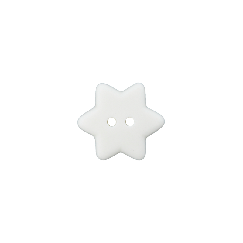 Polyester button Star 15mm