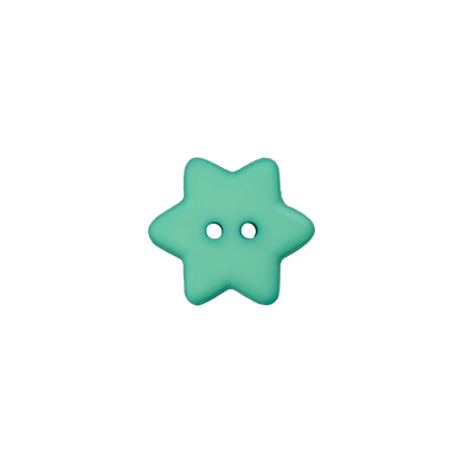Polyester button Star 15mm