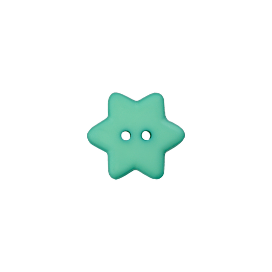 Polyester button Star 15mm