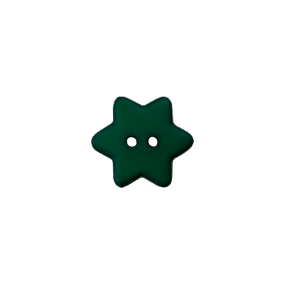 Polyester button Star 15mm