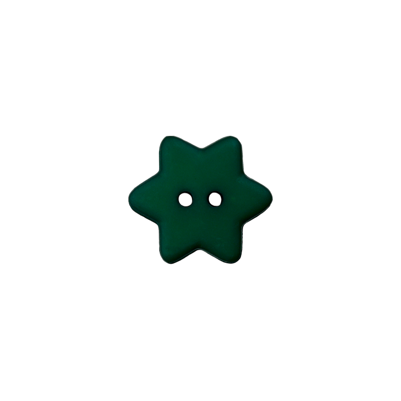 Polyester button Star 15mm