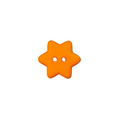 Polyester button Star 15mm