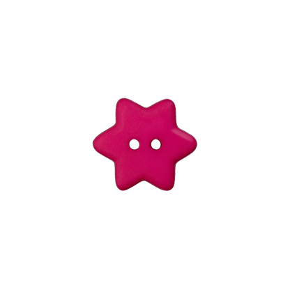 Polyester button Star 15mm