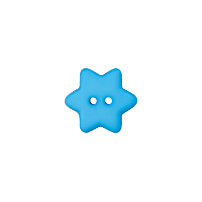 Polyester button Star 15mm