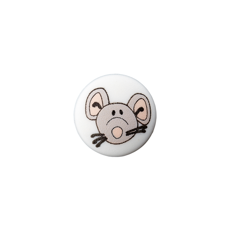 Polyester button Mouse 12mm