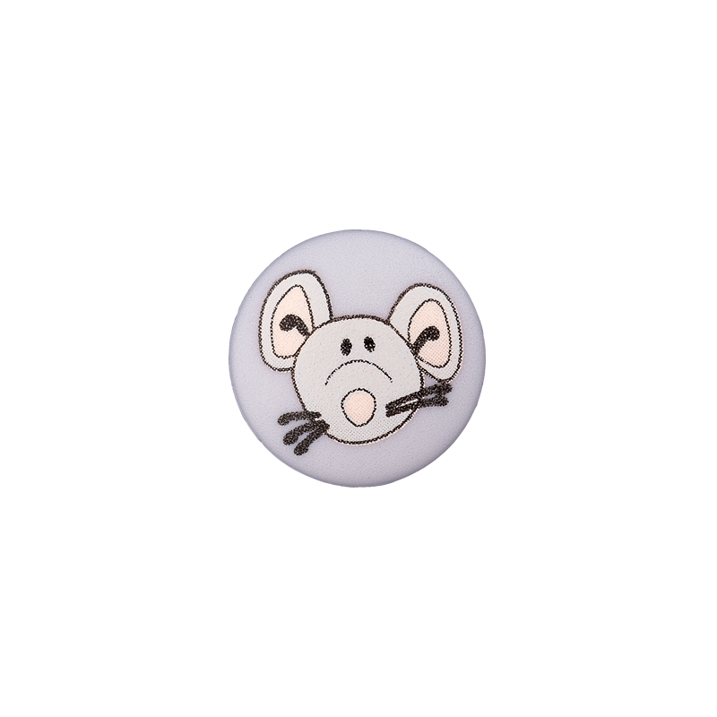 Polyester button Mouse 12mm
