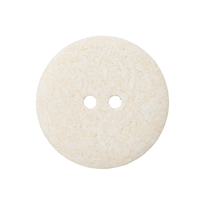 Cotton/polyester button 2-holes, recycled,15mm,18mm