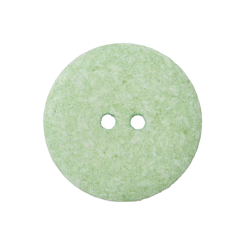 Cotton/polyester button 2-holes, recycled,15mm,18mm