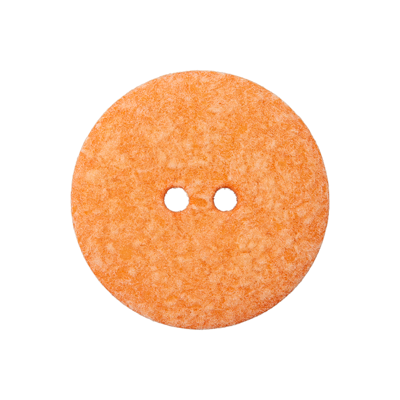 Cotton/polyester button 2-holes, recycled,15mm,18mm