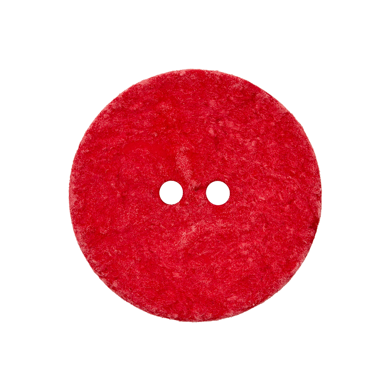 Cotton/polyester button 2-holes, recycled,15mm,18mm
