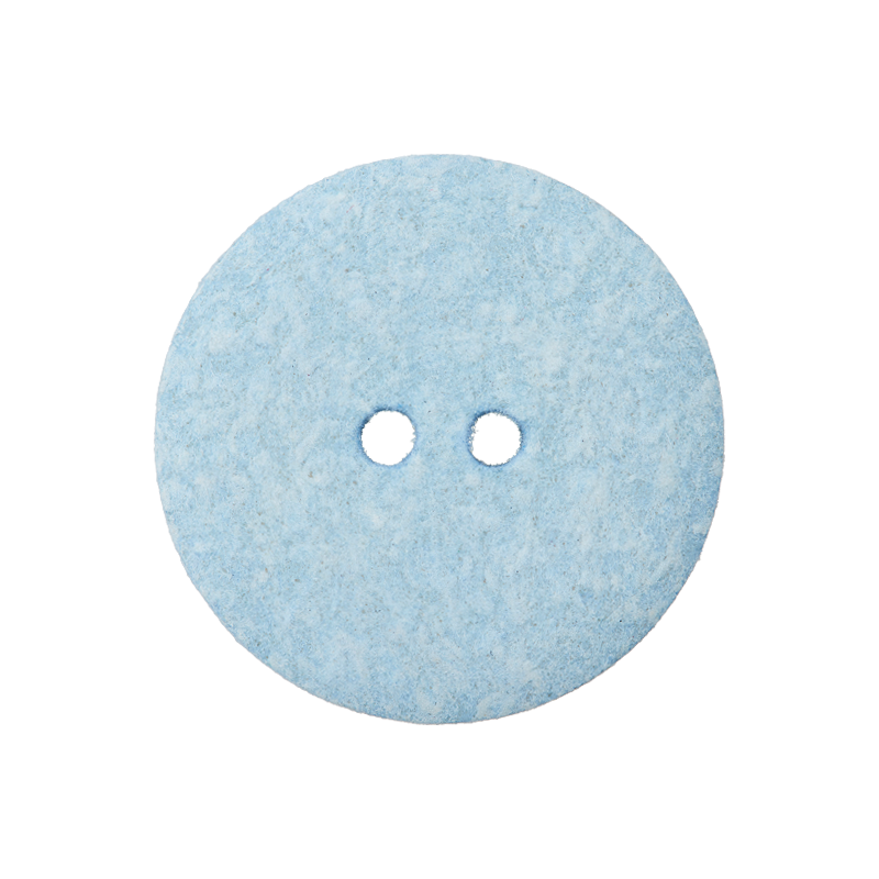 Cotton/polyester button 2-holes, recycled,15mm,18mm