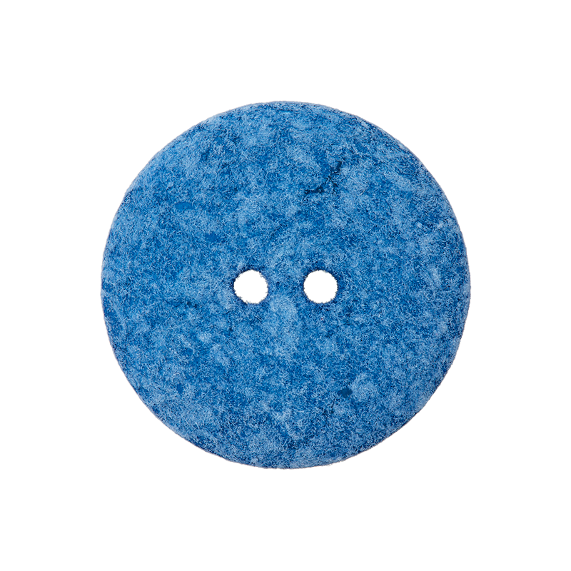 Cotton/polyester button 2-holes, recycled,15mm,18mm