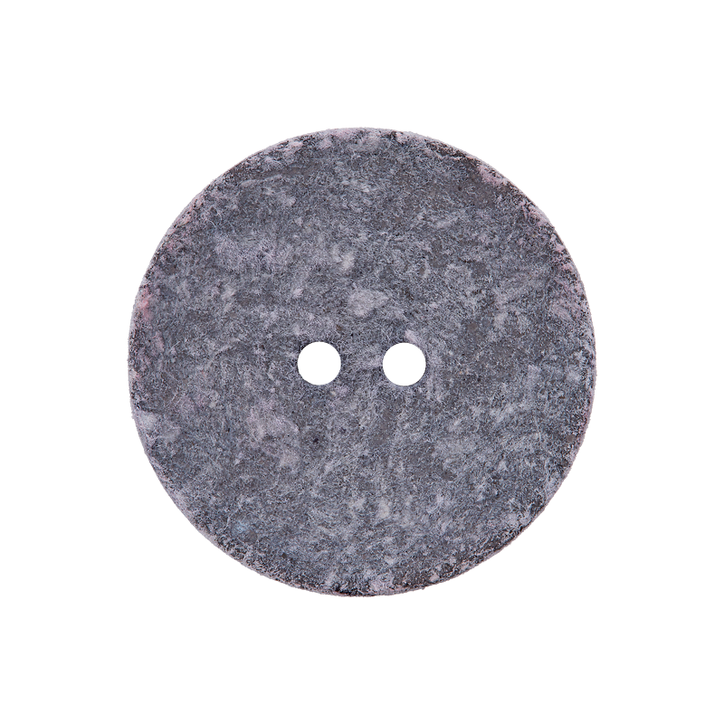 Cotton/polyester button 2-holes, recycled,15mm,18mm