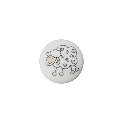 Polyester button Sheep 15mm
