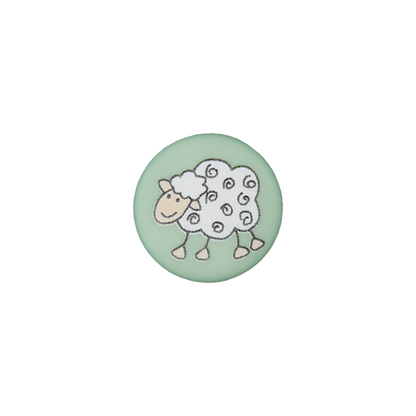 Polyester button Sheep 15mm
