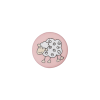 Polyester button Sheep 15mm