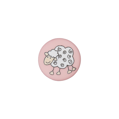Polyester button Sheep 15mm