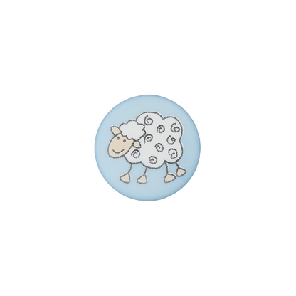 Polyester button Sheep 15mm