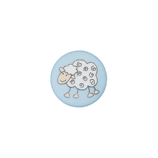 Polyester button Sheep 15mm