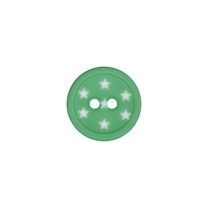 Polyester two-hole button 12mm