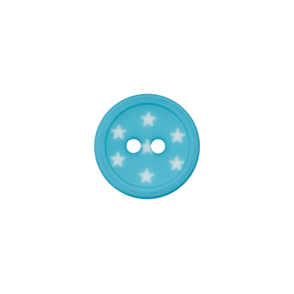 Polyester two-hole button 12mm