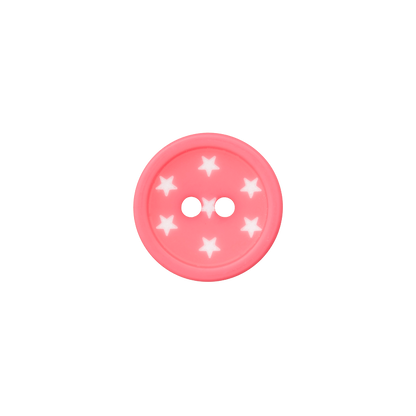 Polyester two-hole button 12mm