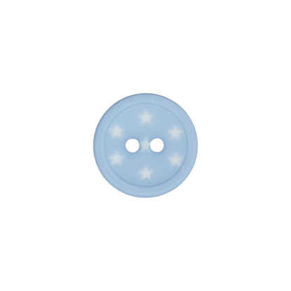 Polyester two-hole button 12mm