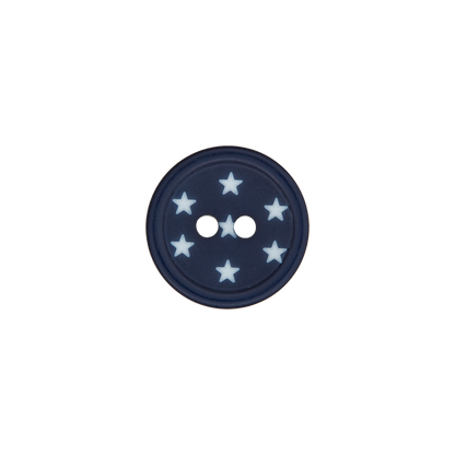 Polyester two-hole button 12mm