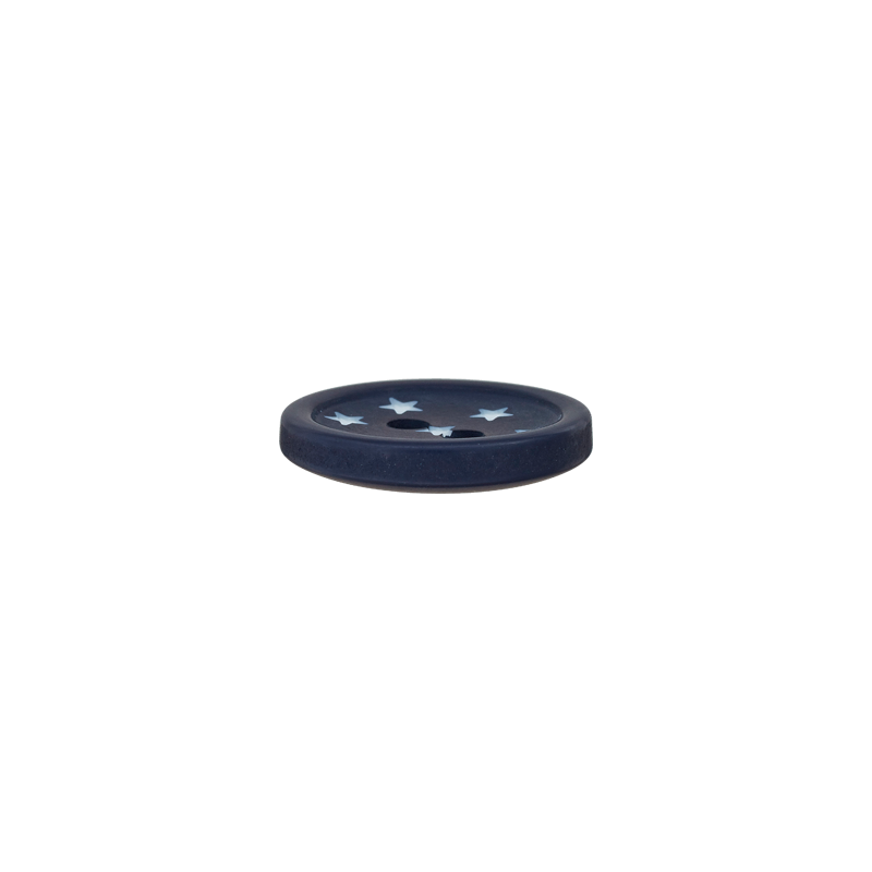 Polyester two-hole button 12mm