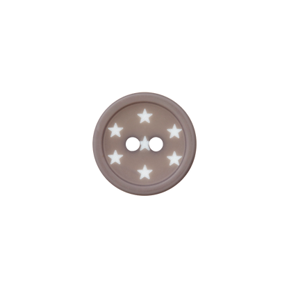 Polyester two-hole button 12mm