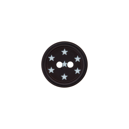 Polyester two-hole button 12mm