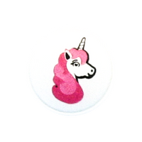 Polyester button Unicorn shank 18mm