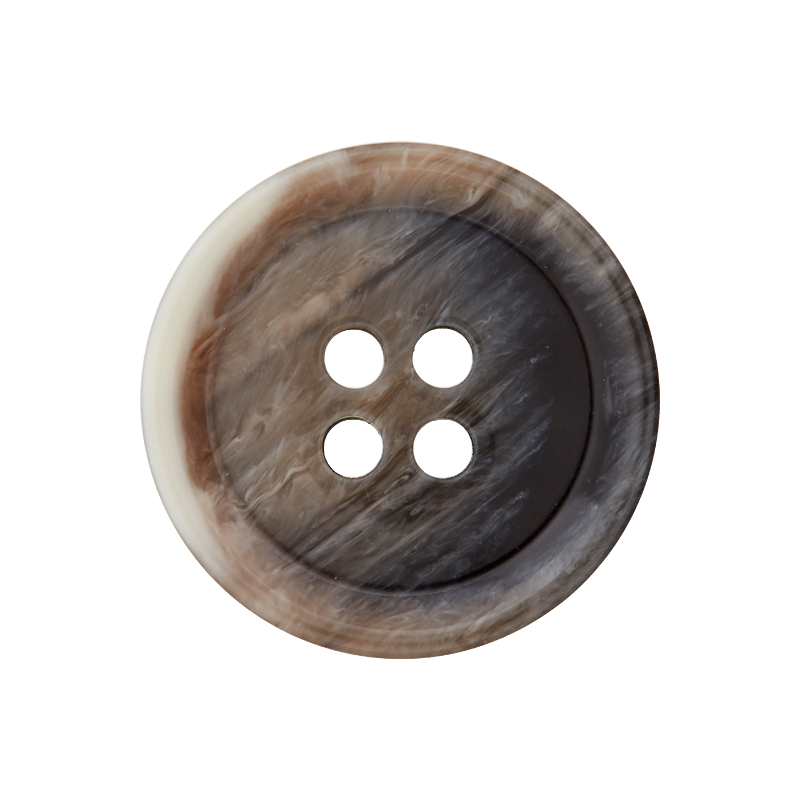 Polyester four-hole button 15mm