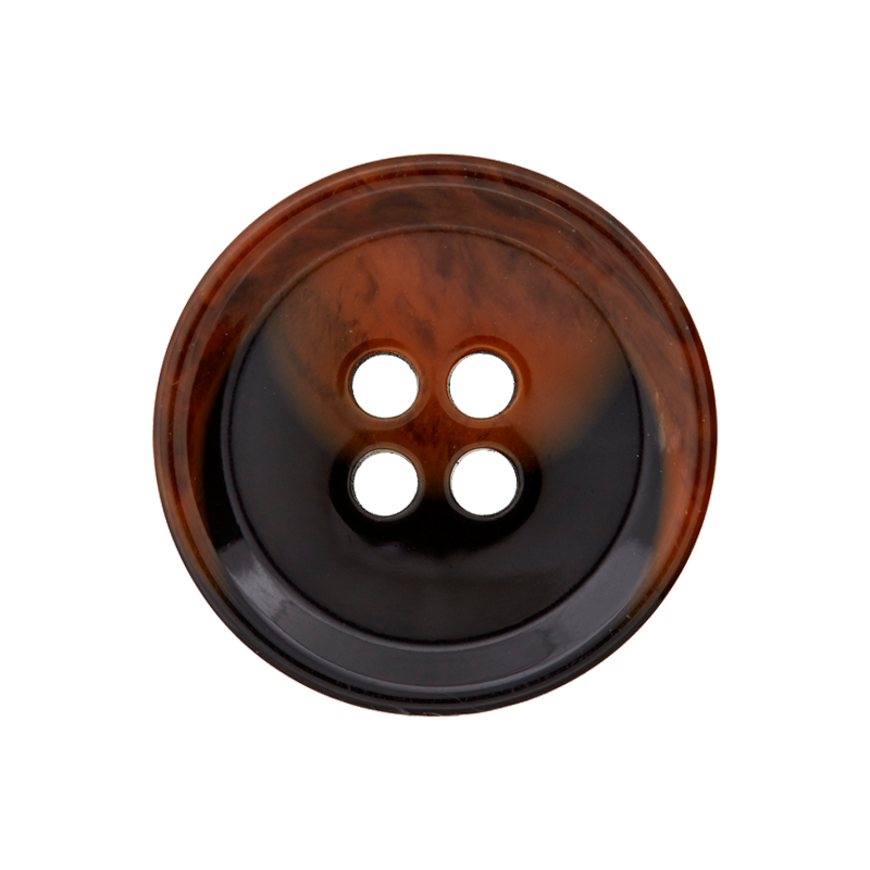 Polyester four-hole button 15mm