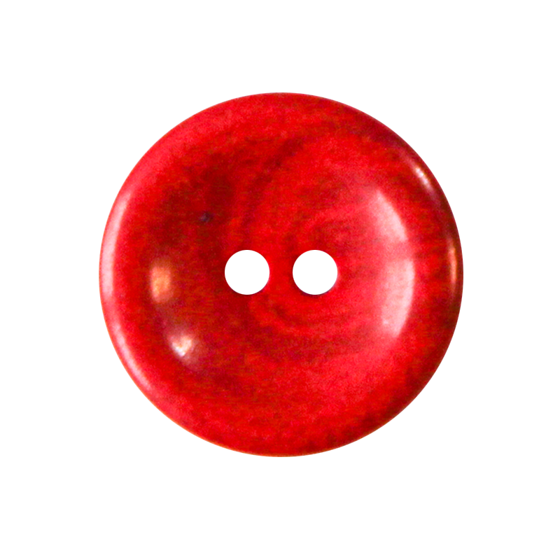 Hemp/polyester button 2-holes, recycled, 15mm