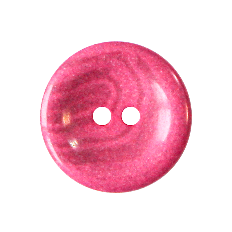 Hemp/polyester button 2-holes, recycled, 15mm