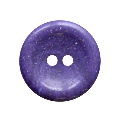 Hemp/polyester button 2-holes, recycled, 15mm