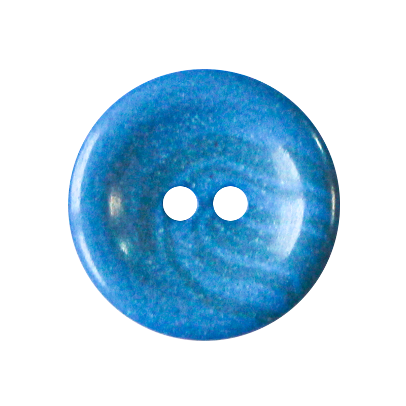 Hemp/polyester button 2-holes, recycled, 15mm